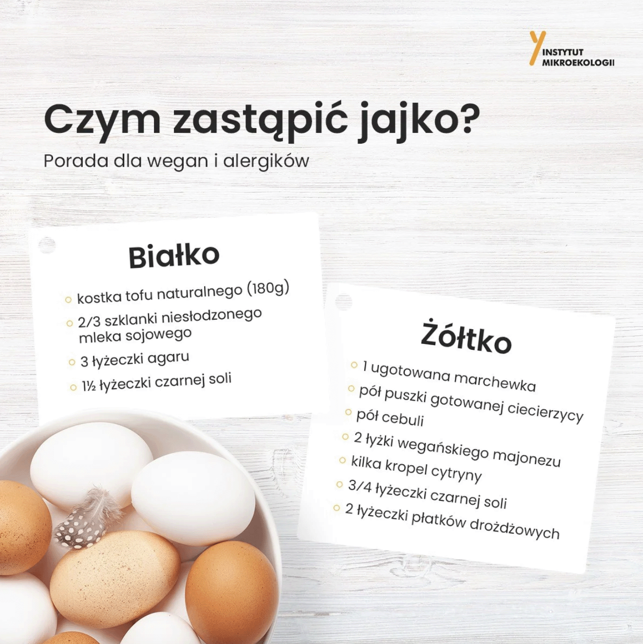 Czym zastąpić jajko?